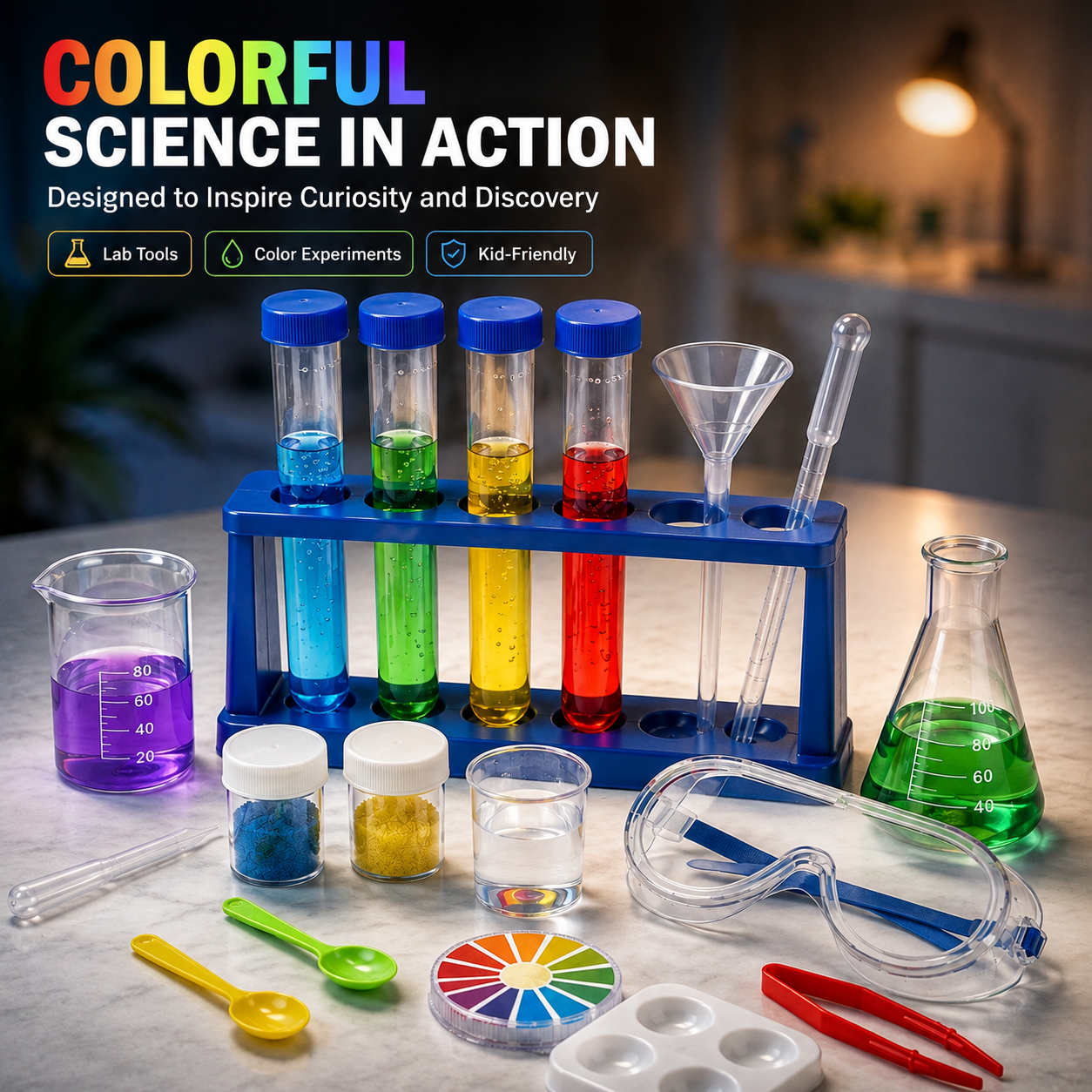 Wellssgreen Kids' Science Experiment Kit – Hands-On STEM Exploration Set