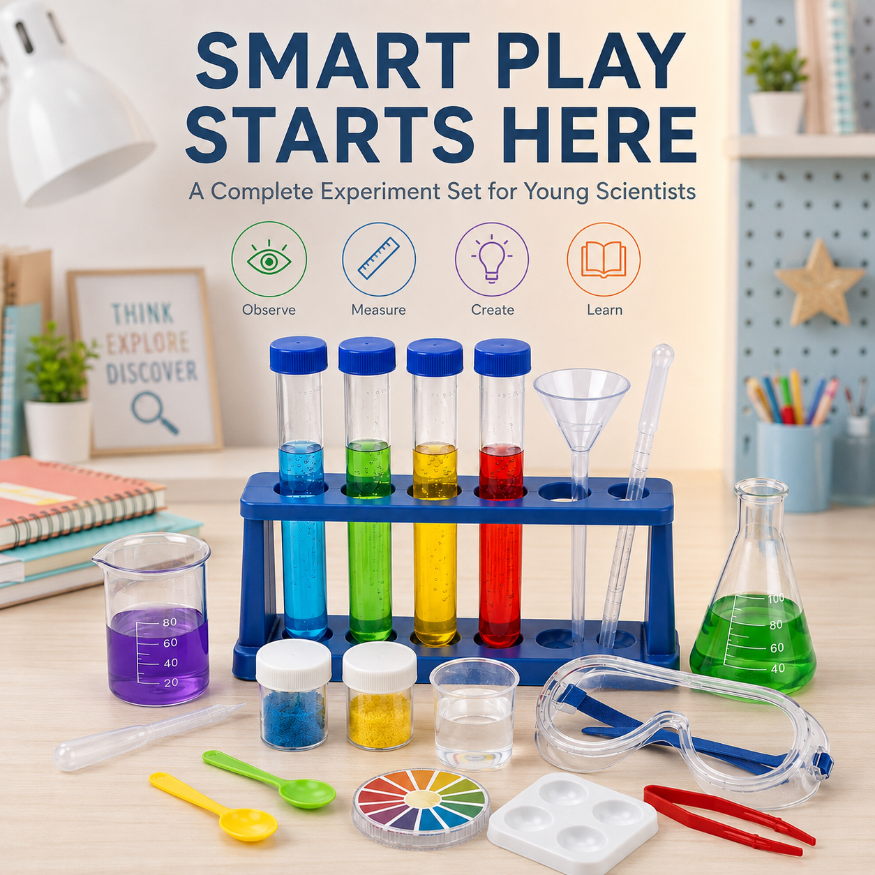 Wellssgreen Kids' Science Experiment Kit – Hands-On STEM Exploration Set
