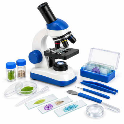 Wellssgreen Kids Microscope Science Kit – Interactive STEM Discovery Toy for Young Explorers