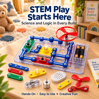 Wellssgreen Interactive Circuit Science Kit – Hands-On STEM Learning Toy for Kids